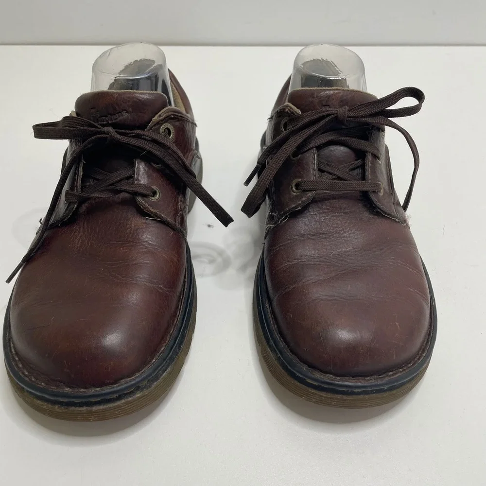 Dr. Martens 11194 Mens Brown Leather Oxford Shoes Size 8 US Dark Academia Preppy